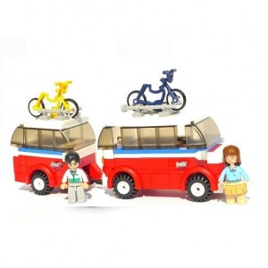 Sluban TOWN-BANYA & LEMYS CAMPER 324PCS